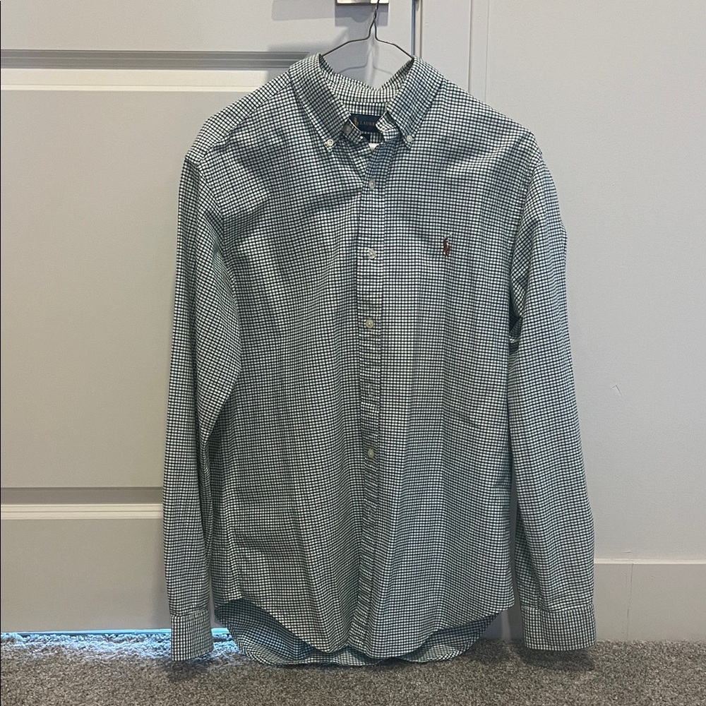 Polo Ralph Lauren Men's Green Checkered Shirt